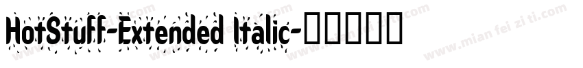HotStuff-Extended Italic字体转换